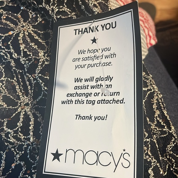 Connected Apparel Maxi Dress, size 10, Black with gold fabric - Picture 4 of 4